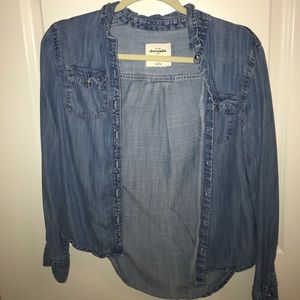 Abercrombie Jean/denim style button up
